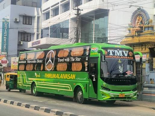 Tmv Travels bus